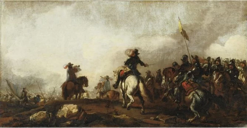 Scena di battaglia